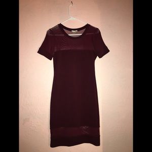 Burgundy Dress